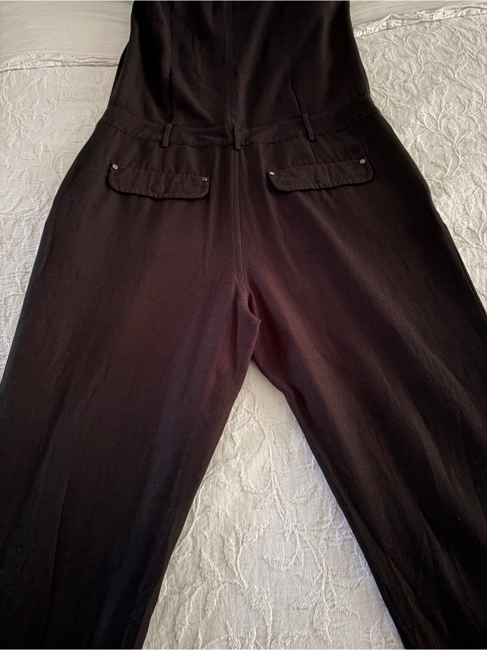 Women's Black Jumpsuit - Picture 13 of 16